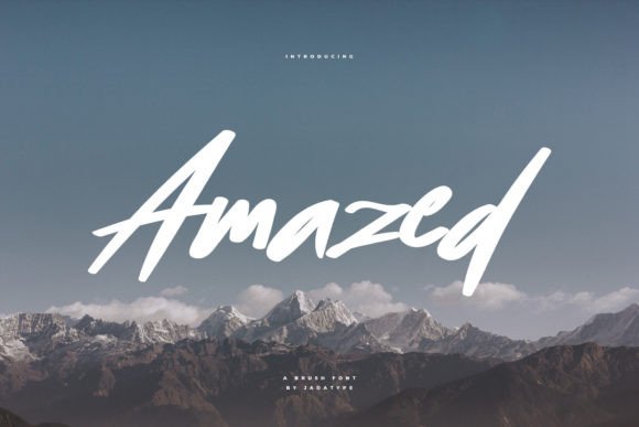 A Designer’s Review: Working with the Amazed Script Font