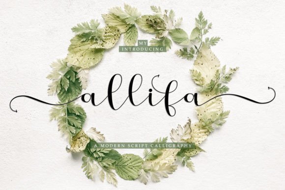Allifa: A Versatile Script Font for Modern Branding