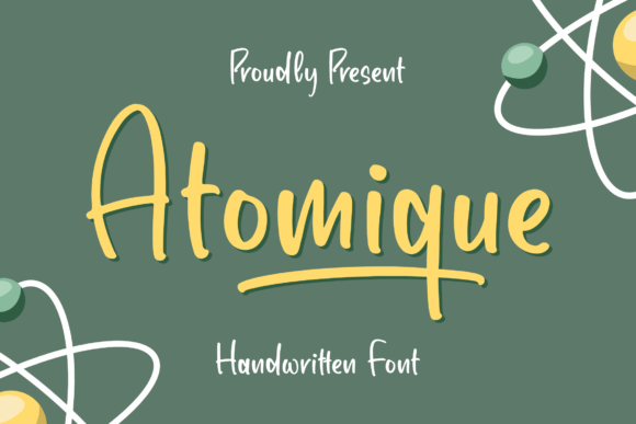 Atomique: A Modern Handwritten Font for Digital Branding