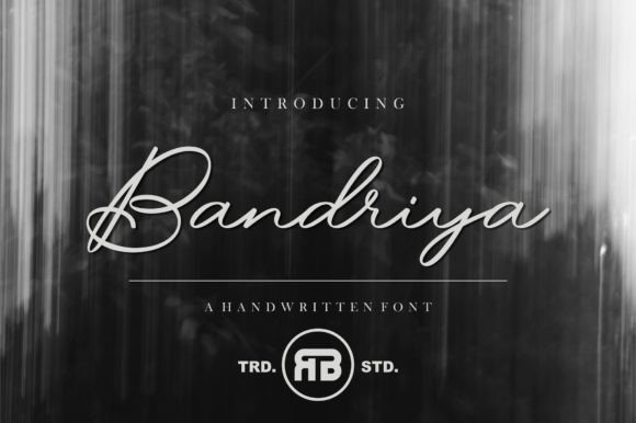 Bandriya: A Script Typeface Designed for Editorial Impact