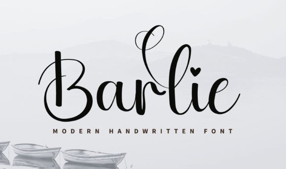 Barlie: A Script Font for Editorial Elegance