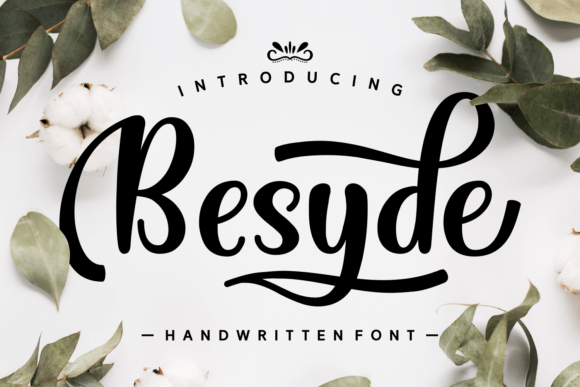 Besyde: A Handwritten Font for Elegant Editorial Design