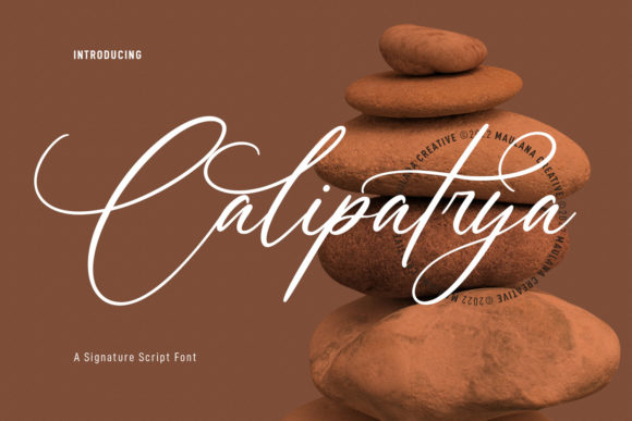 Calipatrya: A Signature Script Font for Maker Projects