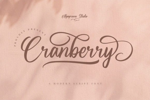 Cranberry: A Modern Script Font for Clearer Campaign Messages