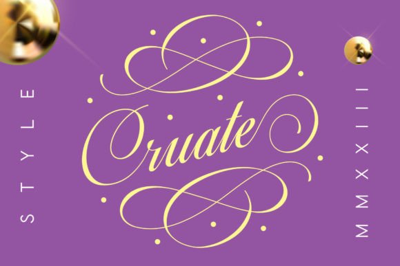 Cruate: A Script Font Built for Editorial Personality
