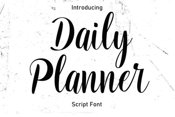 Daily Planner: A Handwritten Font for Editorial Mood and Identity