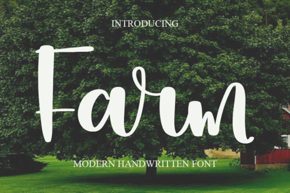 Farm: The Premium Script Font Designed for Editorial Elegance