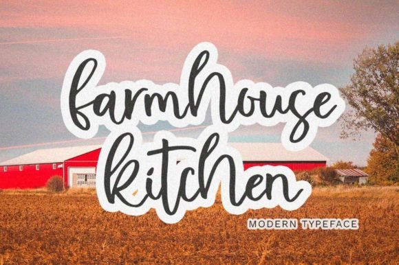 Farmhouse Kitchen: A Handwritten Font for Your Brand’s Digital Soul