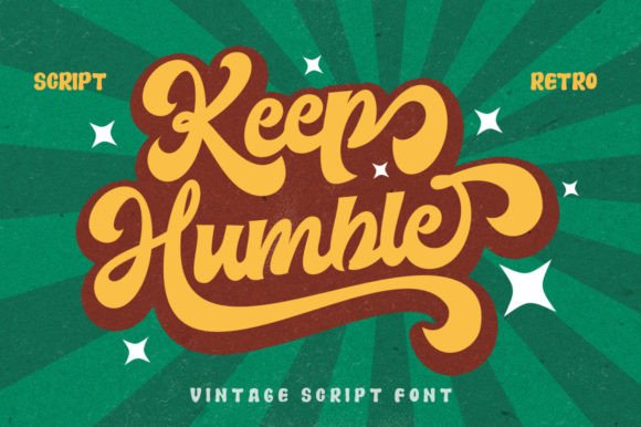 Finding a Retro Soul with the Keep Humble Font