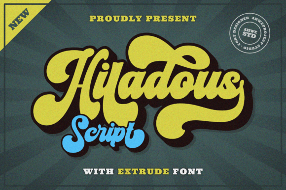 Hiladous: A Bold Script Font for Modern Web Design