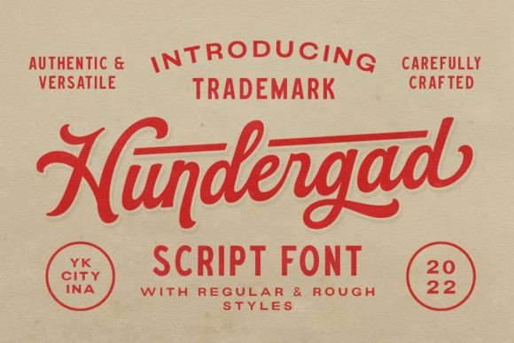 Hundergad: A Script Font Built for Modern Branding