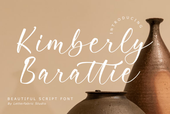Kimberly Barattie: A Beautiful Script Font for Digital Design