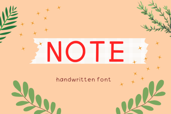 Note: A Script Font with an Honest Personality