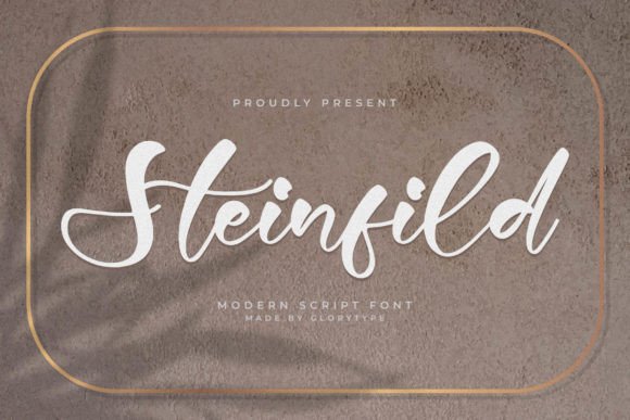 Steinfild: The Modern Script Font for Bold Digital Communication