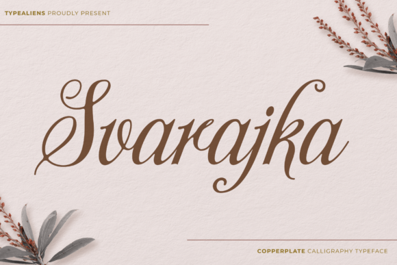 Svarajka: The Elegantly Simple Script Font for Small Business Branding