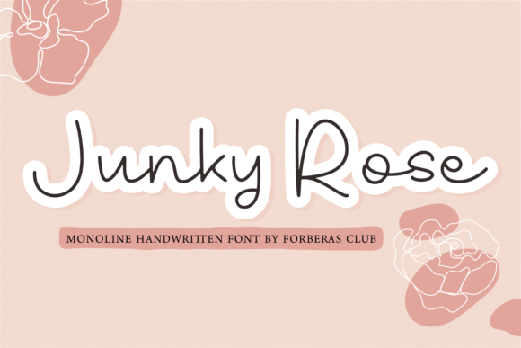 The Serene Signature of Junky Rose: A Font Built for Storytelling
