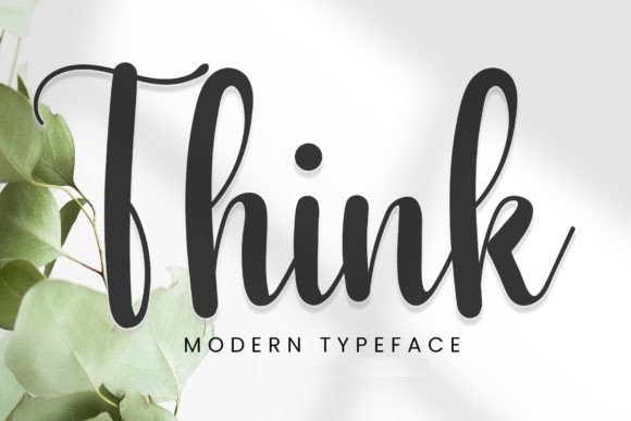 Think Font: The Dainty Script Perfect for Craft Projects